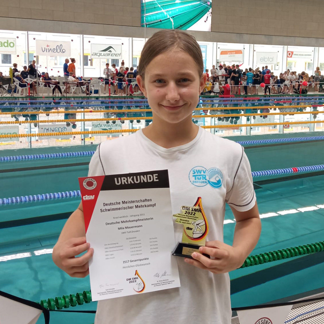 Mila erringt den 1. Platz bei den Deutschen Meisterschaften