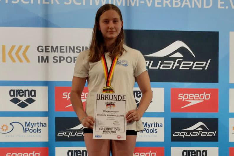 Mila Mauermann bei den Deutschen Meisterschaften 2023 in Stuttgart